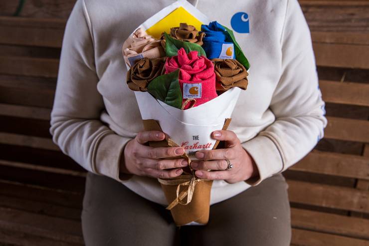 t-shirt bouquets for mothers day