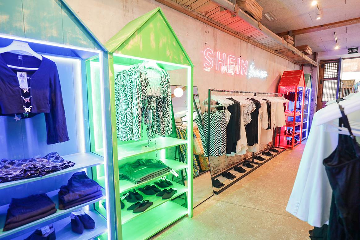 Photo Credits: Pop-up de Shein en espacio Ephimera, en el número 3 de la calle de Sandoval de Madrid.