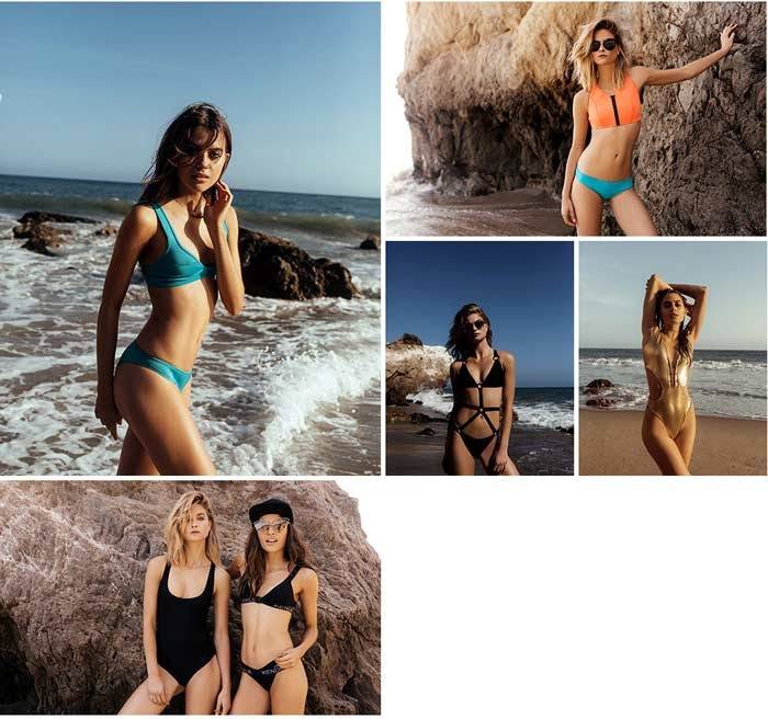 In Picture: Kendall + Kylie Swimwear x Topshop collection