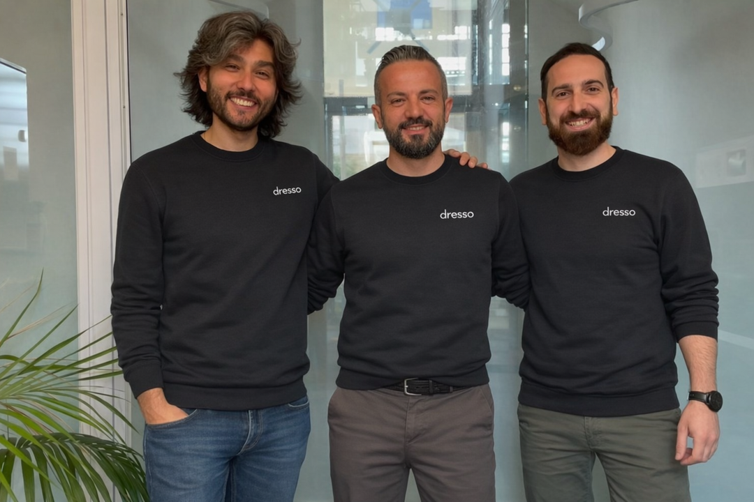 I fondatori, da sinistra Albano Scavo, Enrico Pietrelli, Matteo Tugliani