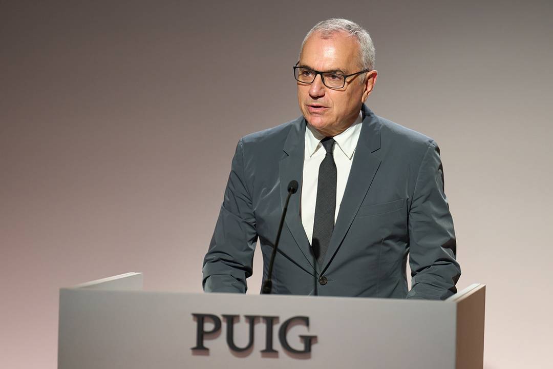 Marc Puig, presidente ejecutivo de Puig, durante la Junta General de Accionistas de 2026 de la compañía, celebrada el 29 de mayo de 2026.