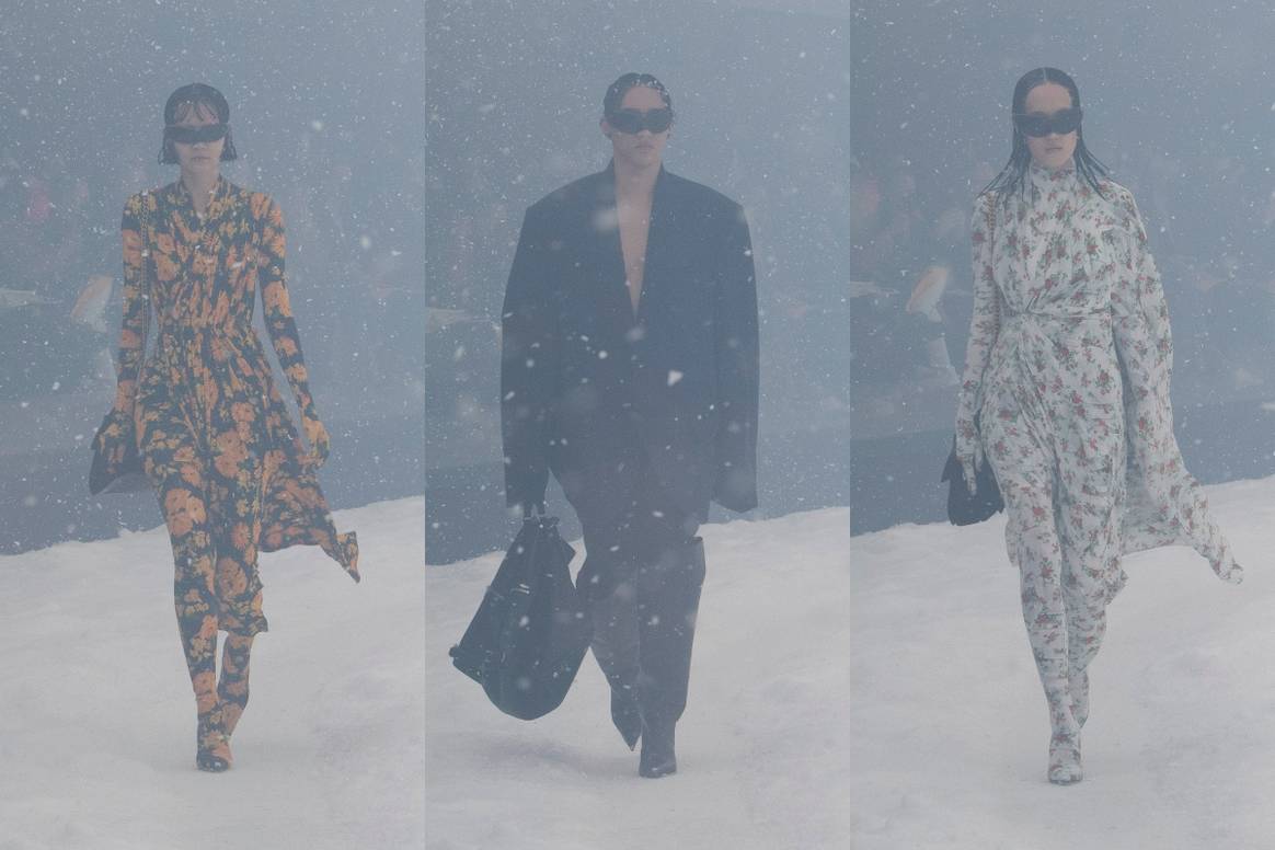 FW22-collectie van Balenciaga. Beeld: CatwalkPictures