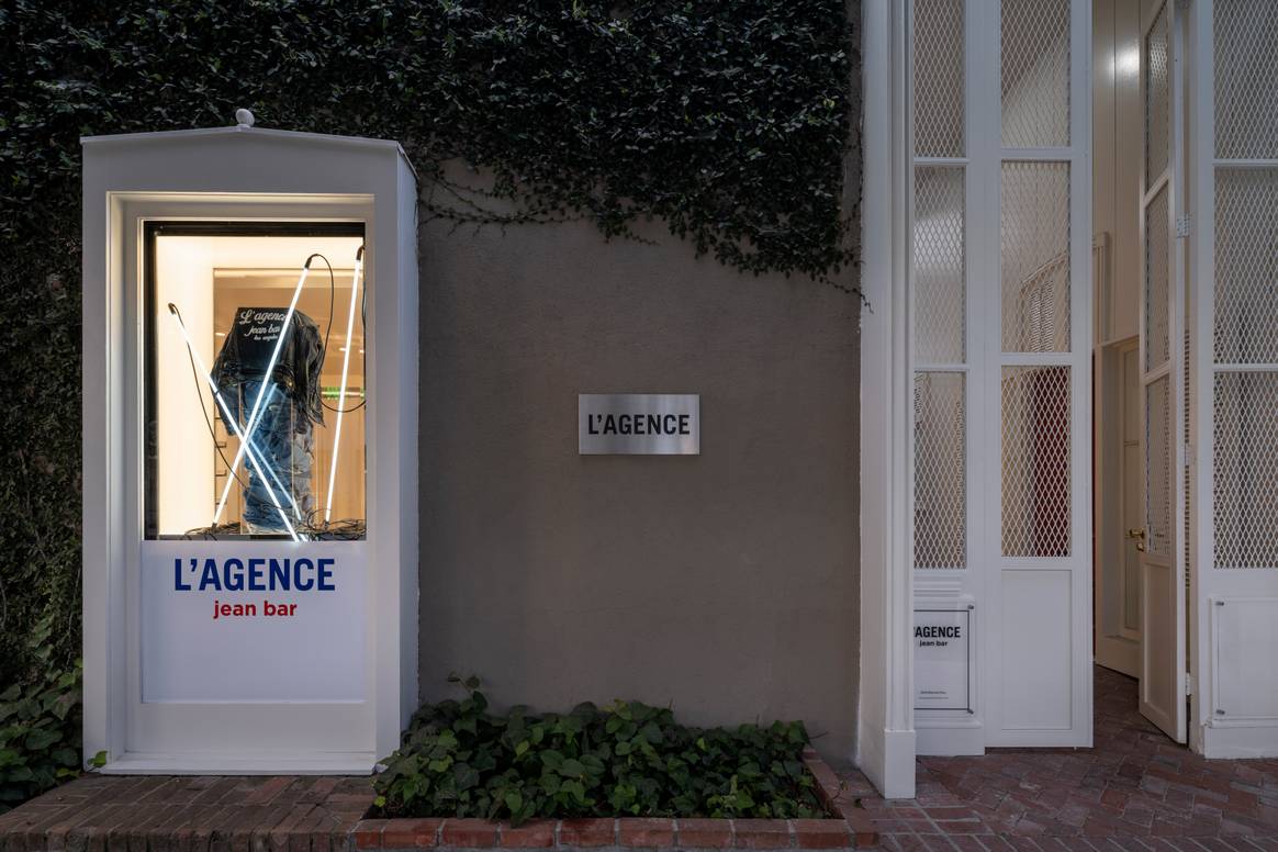 L'agence Jean Bar store in LA exterior