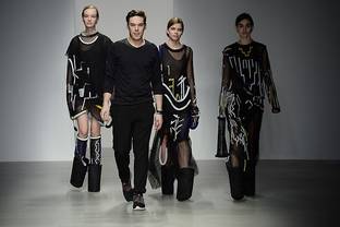 Central Saint Martins rocking the catwalk at LFW