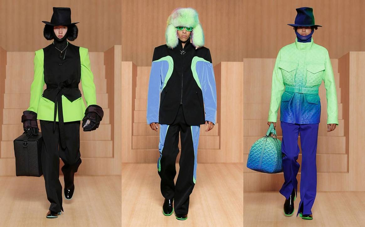 Virgil Abloh nods to early rave culture in Louis Vuitton SS22 show