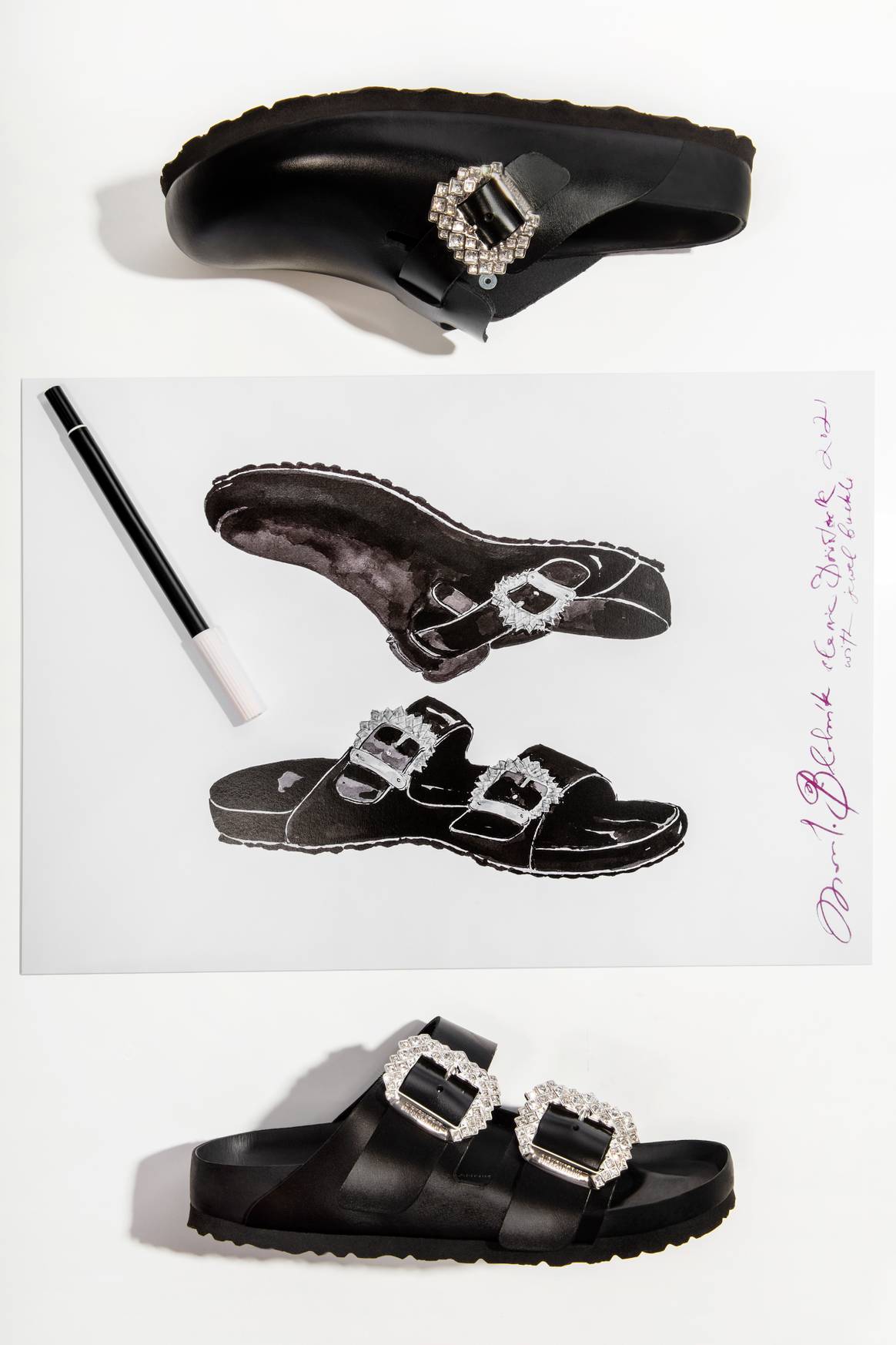 Image: Manolo Blahnik for Birkenstock by Stefan Sieler