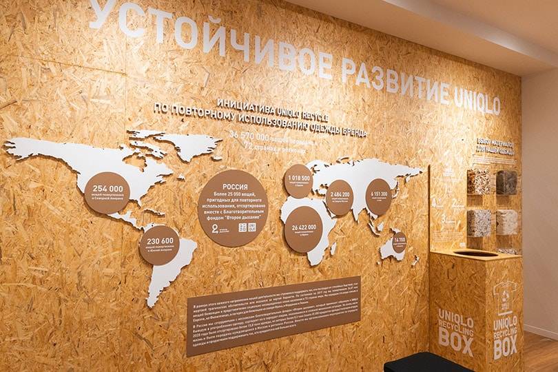 Арт-объект Misha Most и зеленая студия: как выглядит первый Uniqlo в формате стрит-ритейл