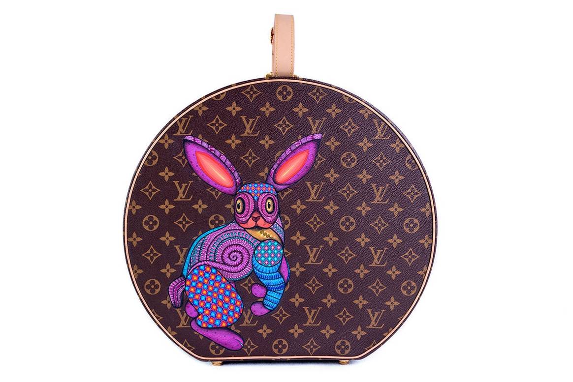 Louis Vuitton presenta los primeros baúles intervenidos con arte zapoteco