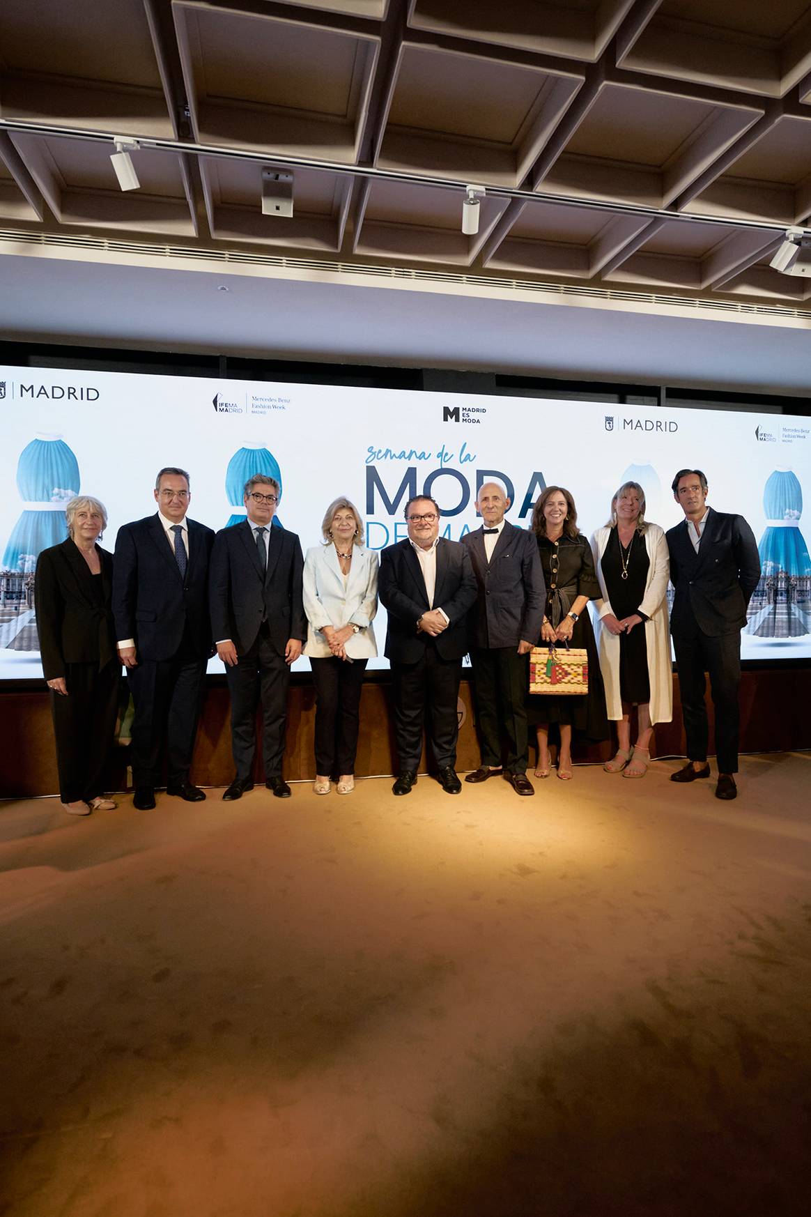 Engracia Hidalgo, delegada de Economía del Ayuntamiento de Madrid, durante el acto de presentación oficial de la Semana de la Moda de Madrid de septiembre de 2025.