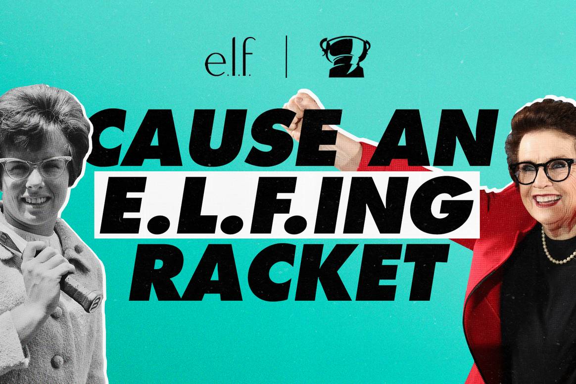 E.l.f. partners with Billie Jean King to elevate and empower women in sports