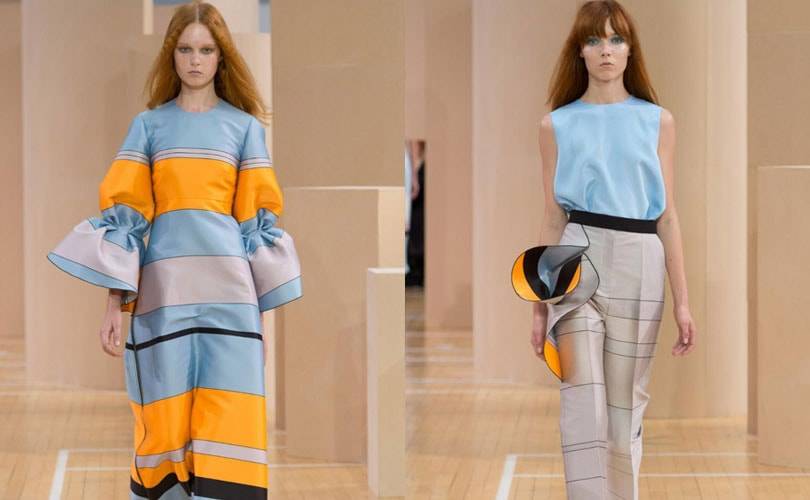 Burberry conjuga fuerza del cuero con delicados encajes en Fashion Week de Londres