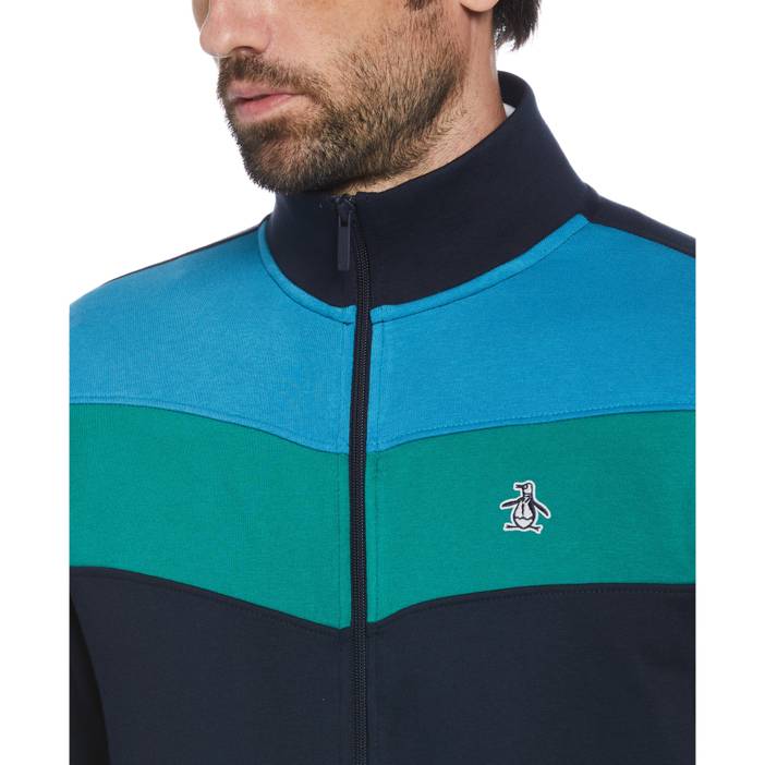 Men's Colorblock Fleece Track Jacket | Original Penguin