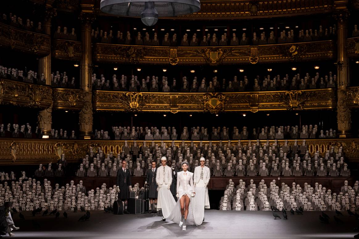 Credits: Launchmetrics Spotlight; Thom Browne couture AW23