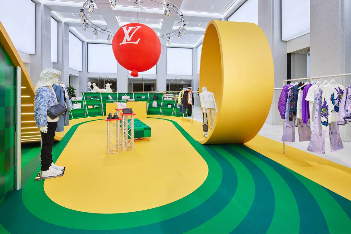 Louis Vuitton Pop-up für SS23-Menswear-Kollektion im Alsterhaus. Foto: Stephane Muratet