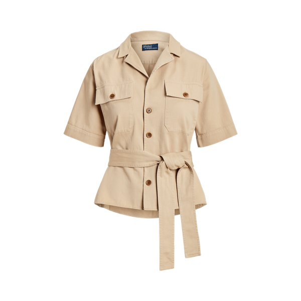 Utility-Hemd aus Twill mit Gürtel | Ralph Lauren
