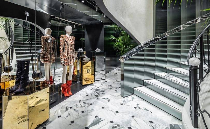 En images : Balmain, le plus grandiose des flagships est à Paris