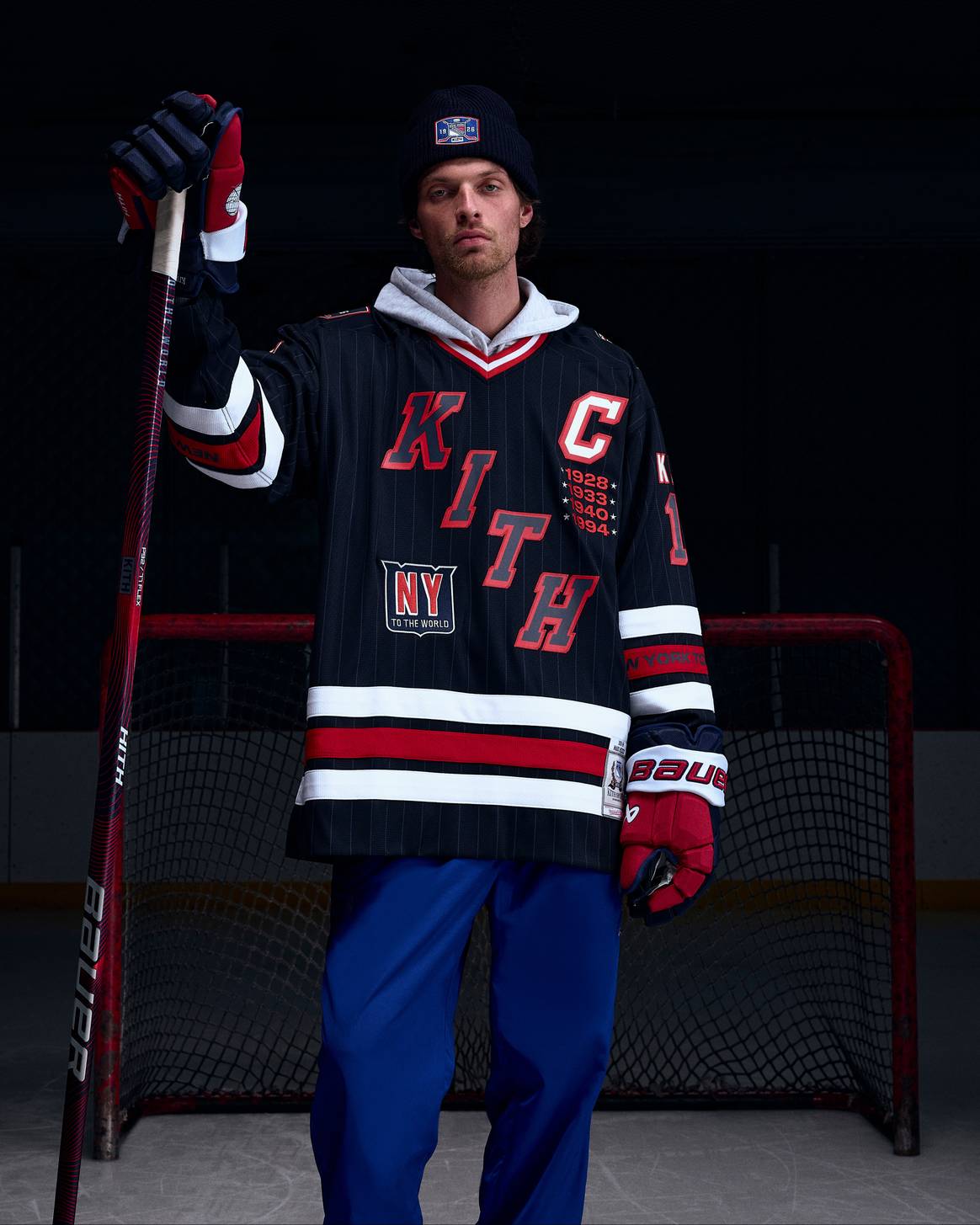 Kith for the New York Rangers collection