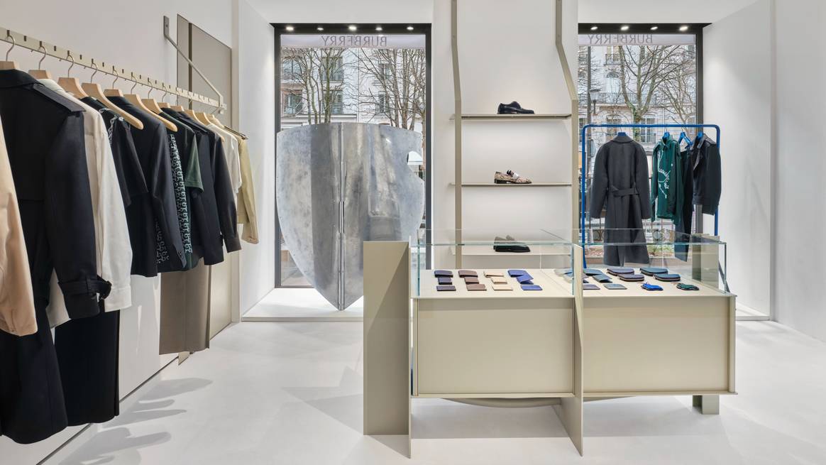 Burberry's new Paris store.