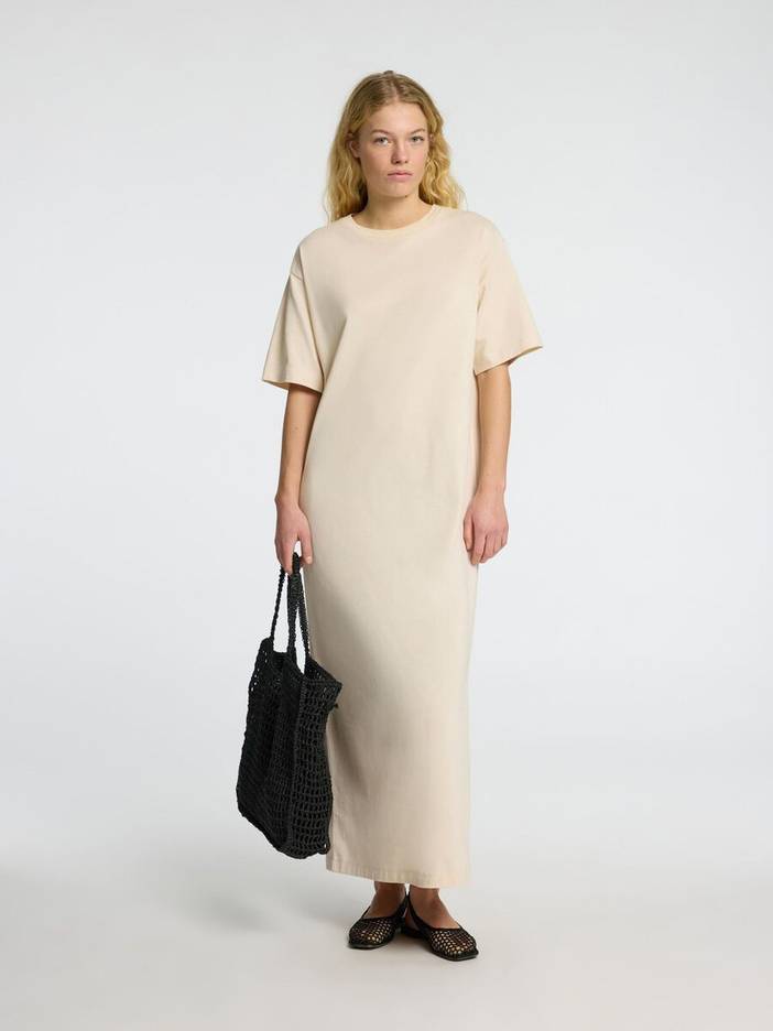 Maxi Jurk Met Korte Mouwen | Selected-Femme