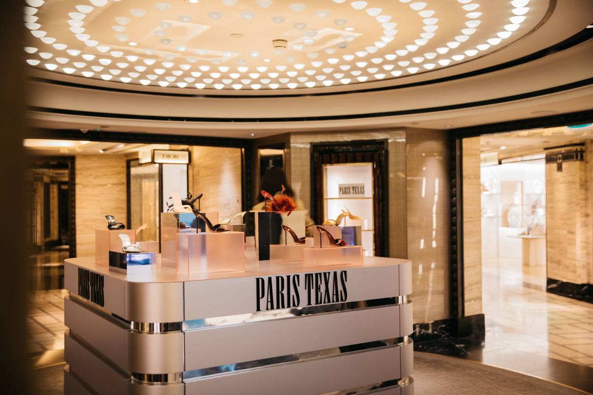 Paris Texas pop-up in Harrods