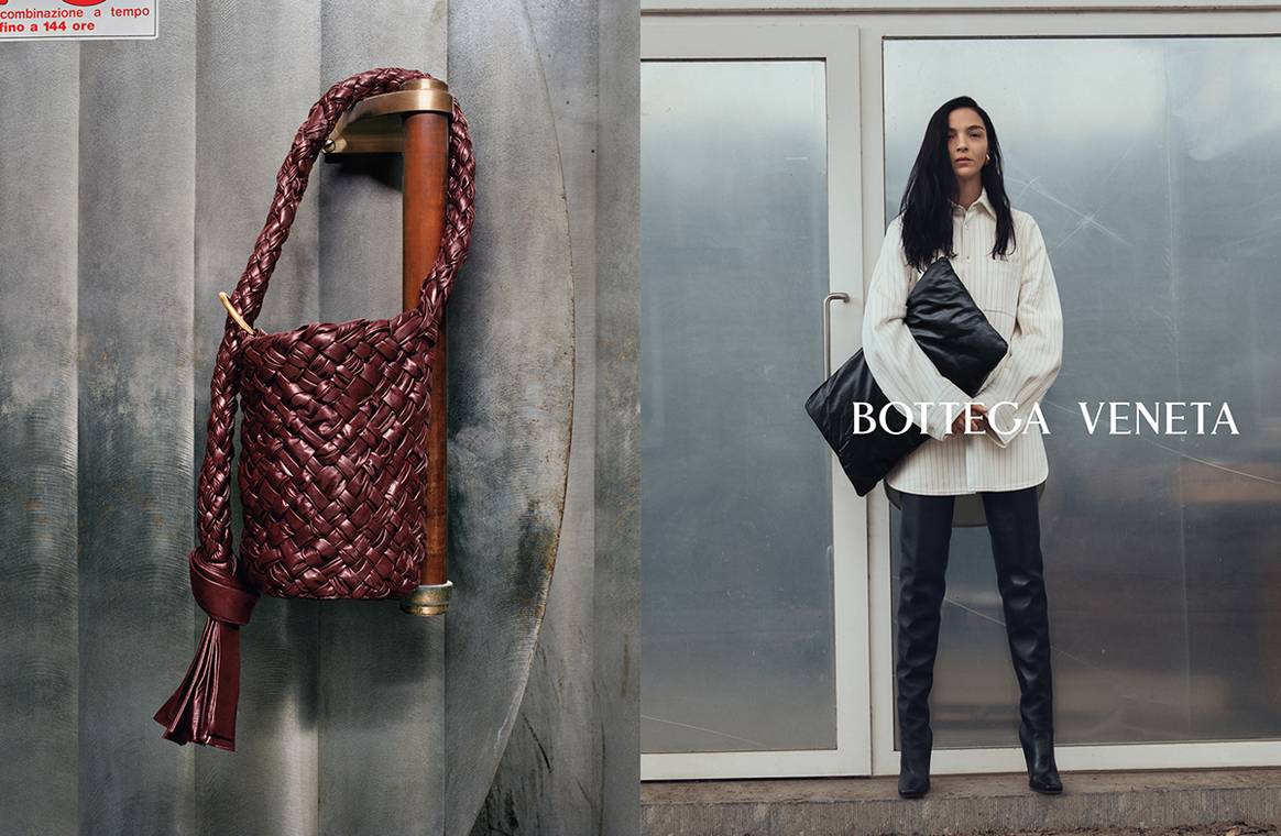 Photo Credits: Colección de Bottega Veneta para la temporada de Invierno de 2022, fotografía de campaña.