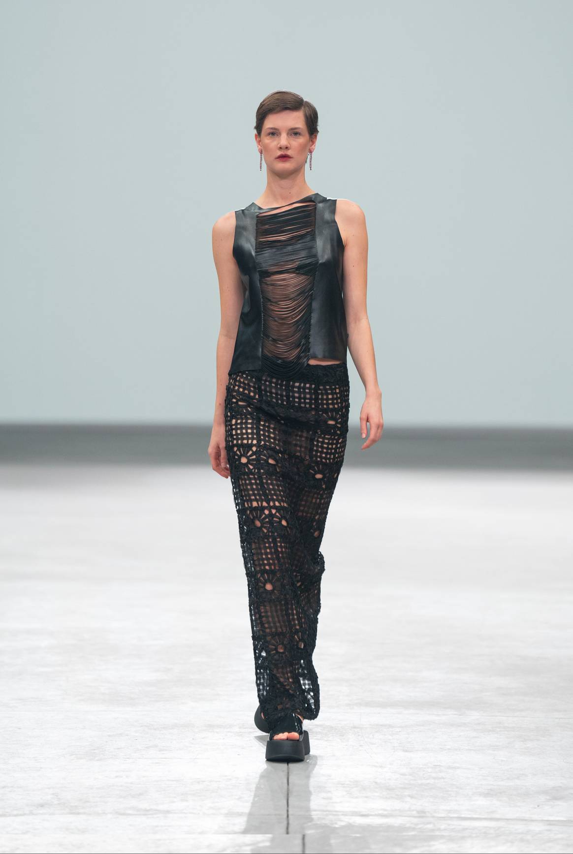 La marca logró darle un toque de frescura a las prendas de piel.