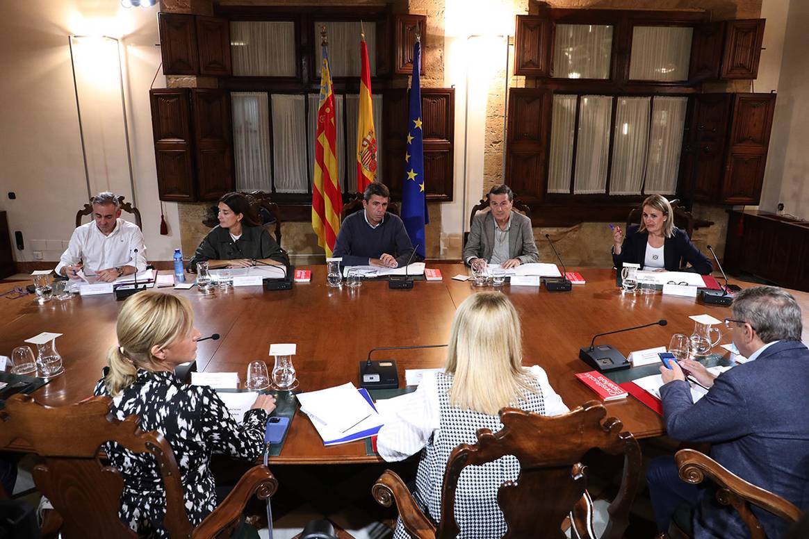 Pleno extraordinario del Consell de la Generalitat Valenciana, el 4 de noviembre de 2024.