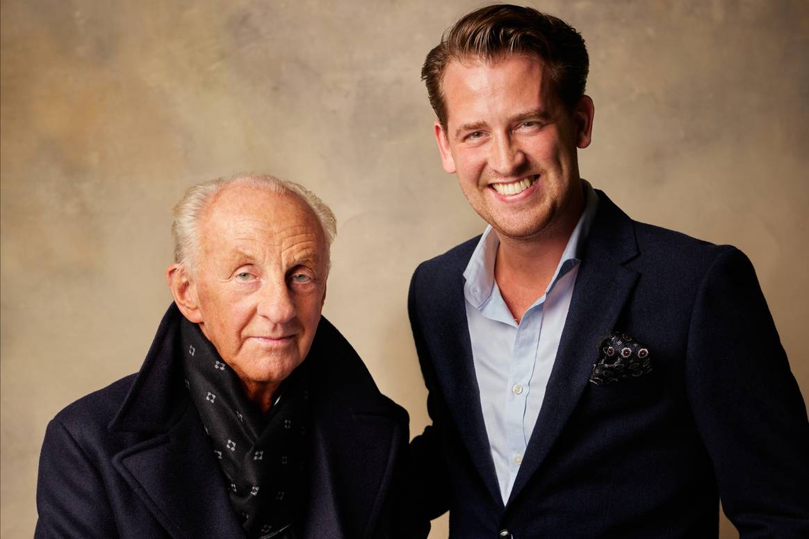 The late Paul Costelloe alongside his son William Costelloe