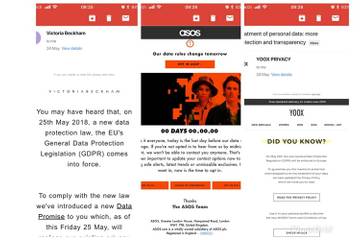 Unsubscribing from fashion: GDPR flooding inboxes 