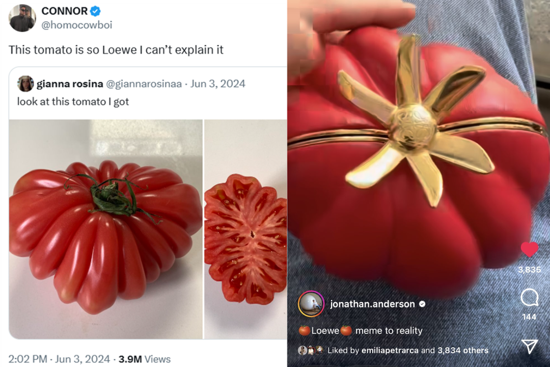 Meme virale del pomodoro