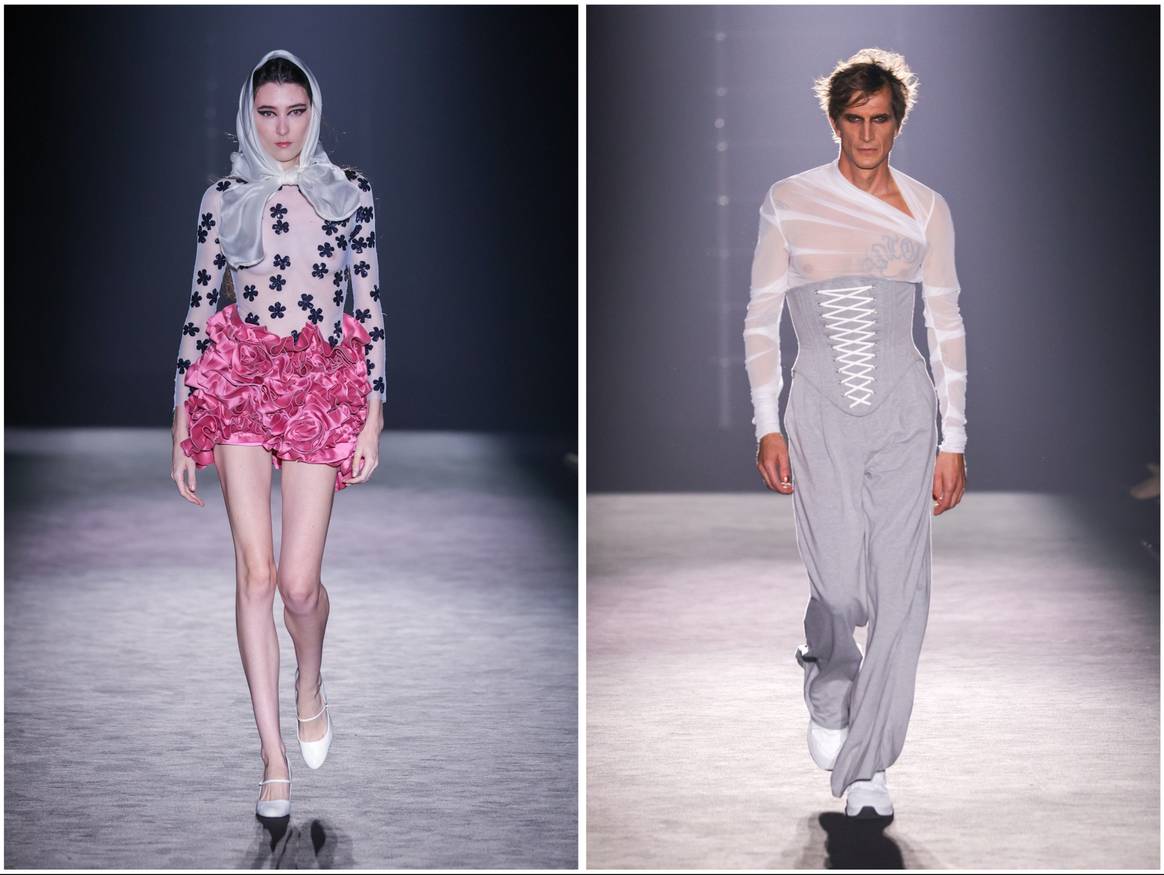 (From right to left) Madridmanso and Alvar Merino Spring/Summer 2025, Ready to Wear.