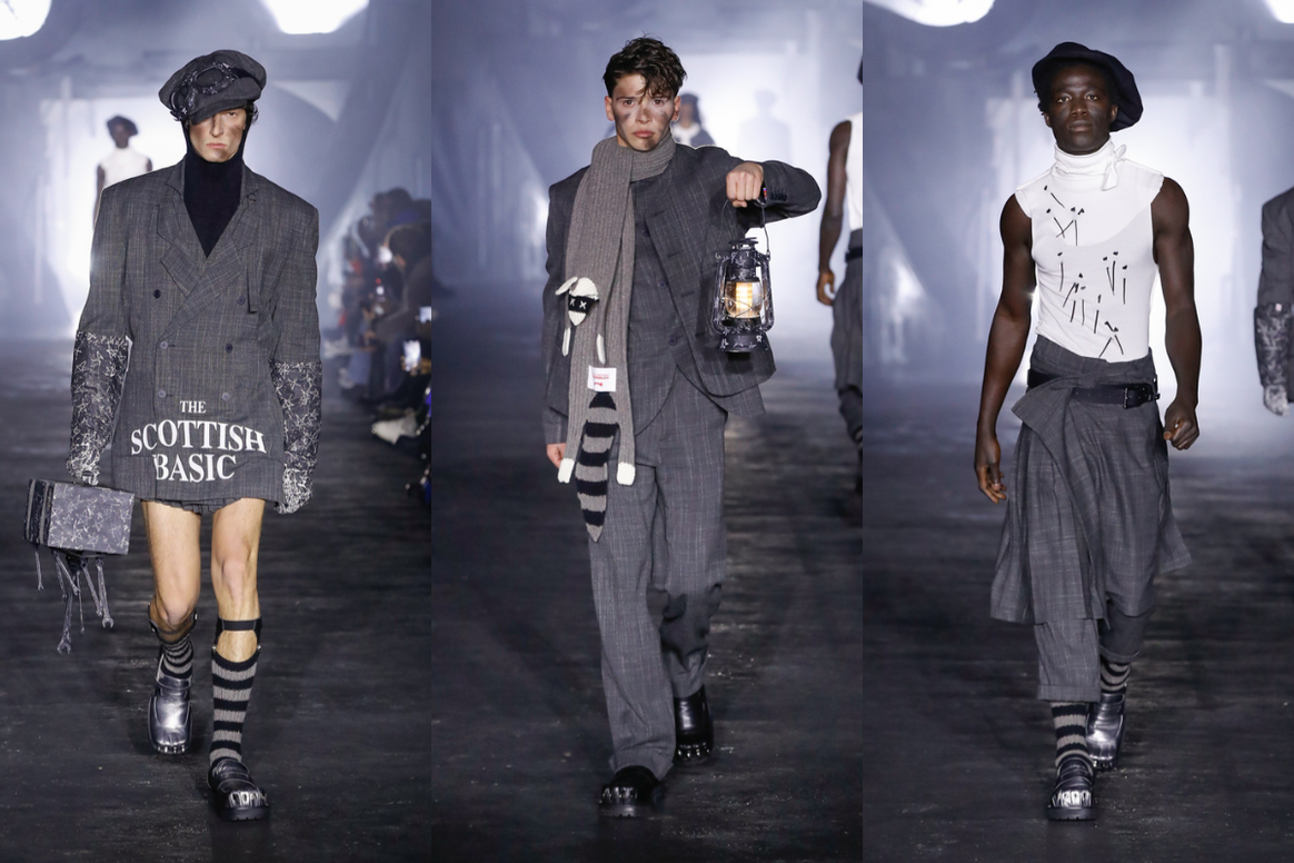 Image: Charles Jeffrey Loverboy; AW23, Milan Menswear Fashion Week