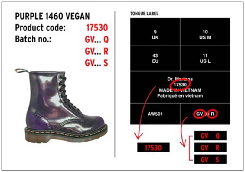 Dr. Martens recalls 30,000 pairs of Vegan boots due to chemical exposure