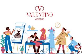 Valentino Vintage, donati capi della griffe a sette scuole 