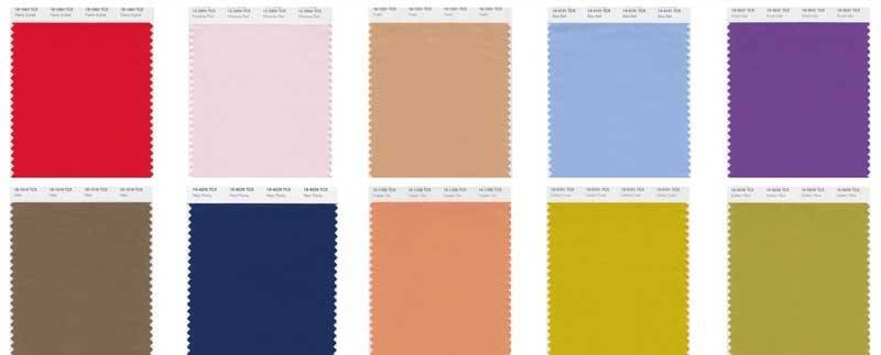 Pantone’s top 10 colour trends for autumn 17