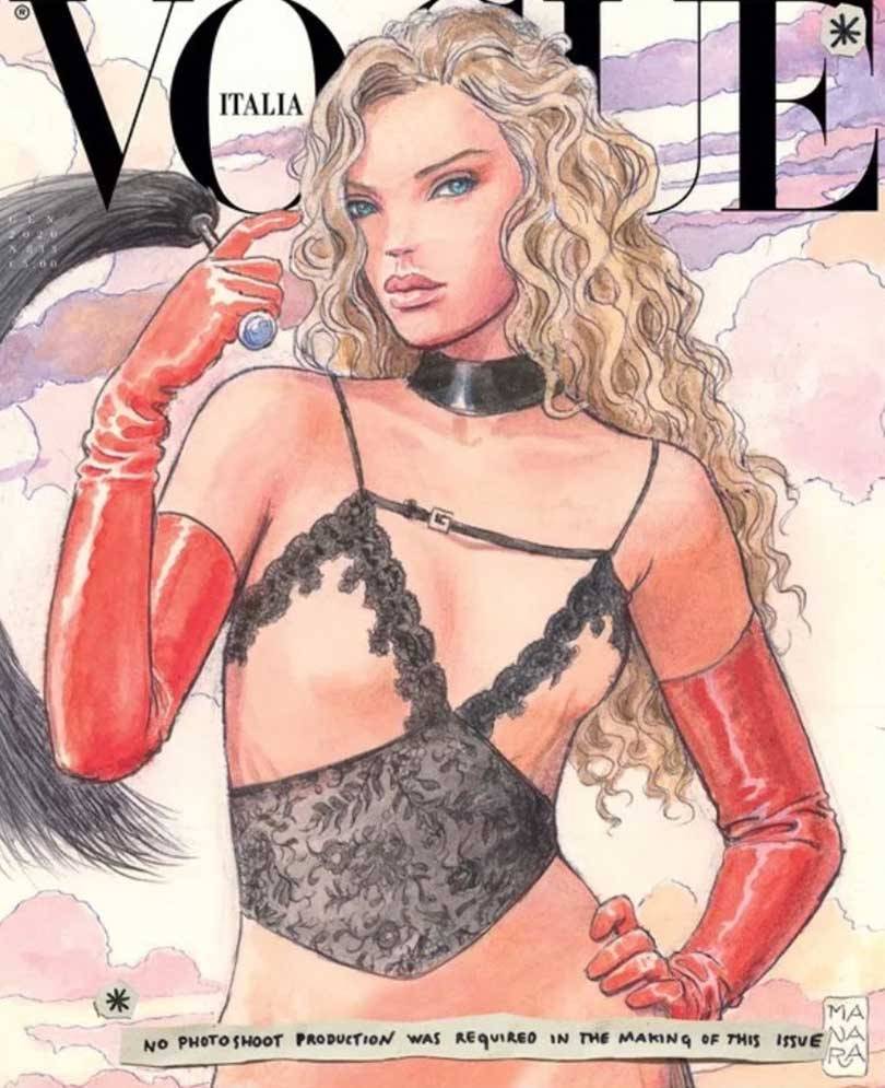 Der Nachhaltigkeit zuliebe: italienische Vogue verzichtet für Januar-Ausgabe auf Fotos