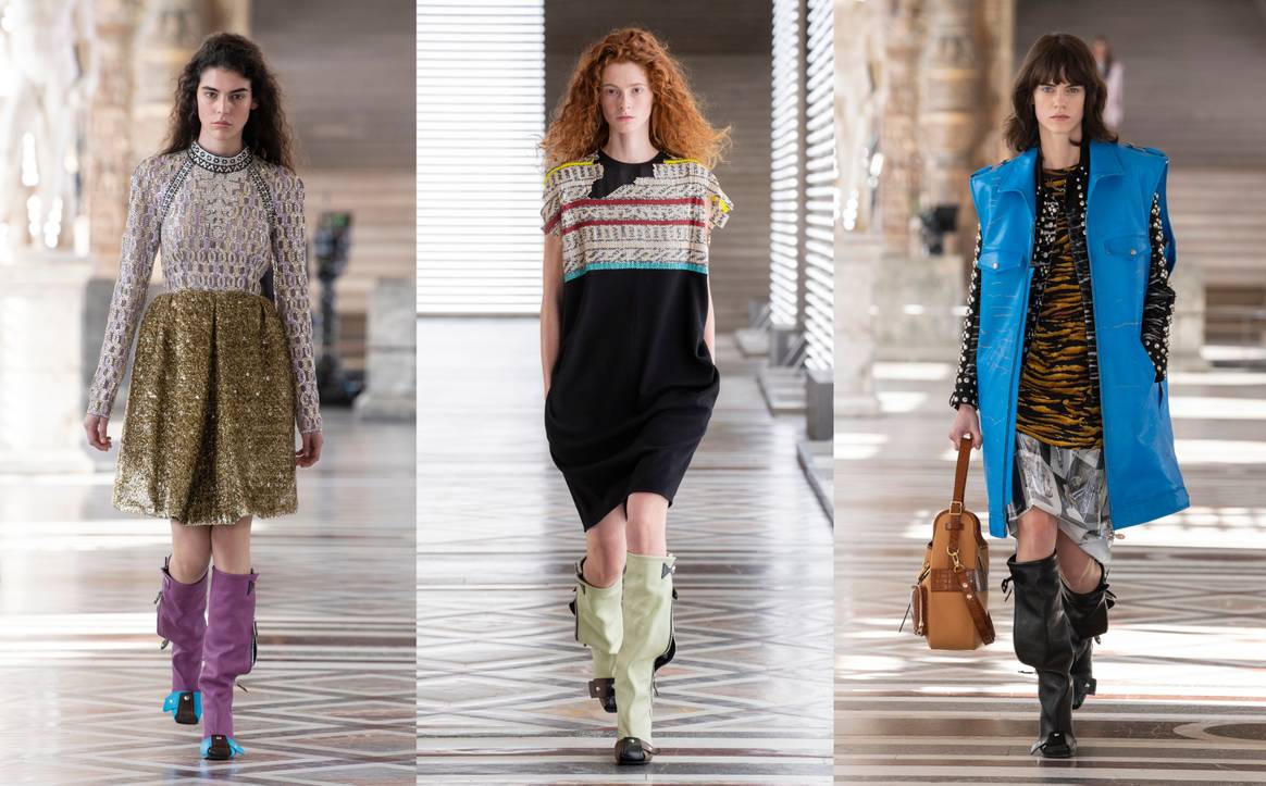 Les silhouettes les plus marquantes de la collection Louis Vuitton femme AH 21-22