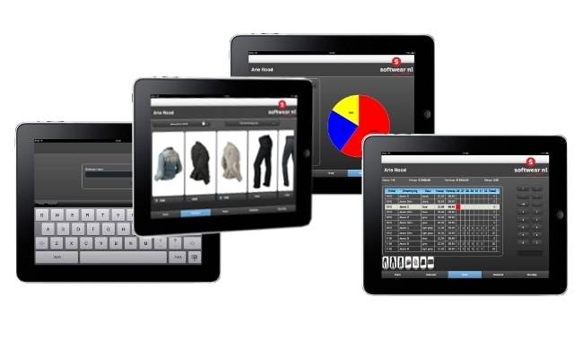 Softwear2mobile, iPad Ordershop