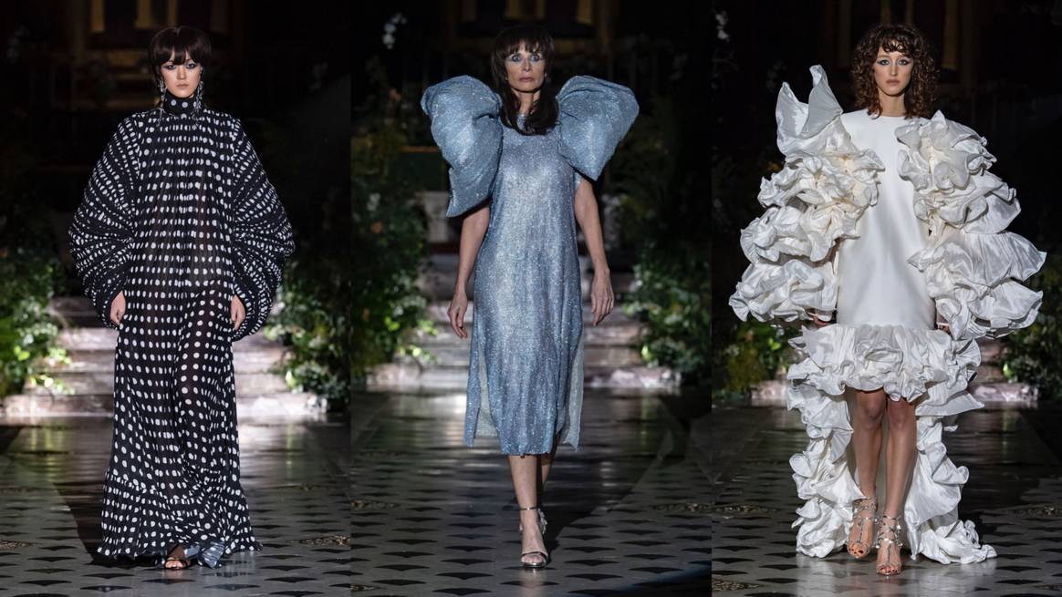 Juana Martín SS23 Couture Show en París. Imágenes por cortesía de la firma