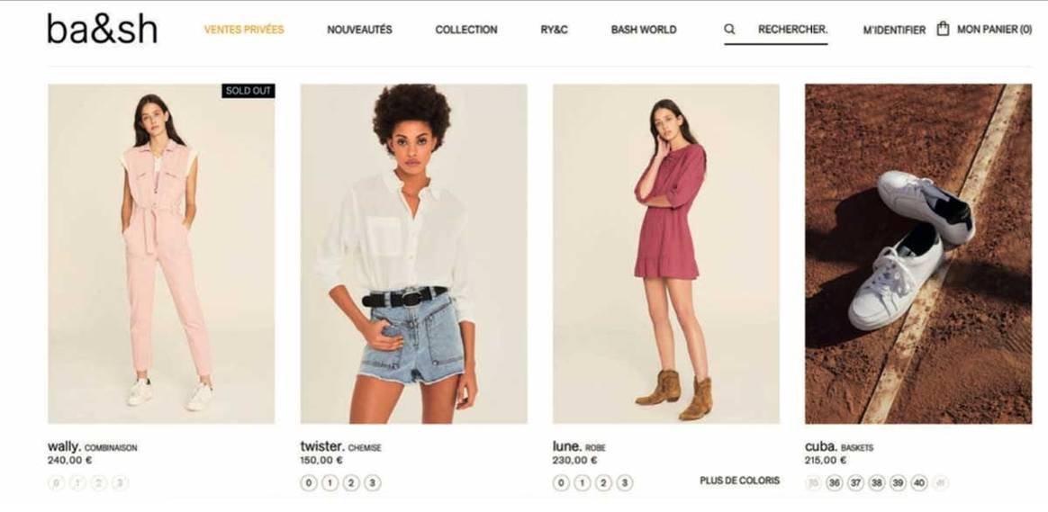 Ba&sh propose de nouveaux services sur son site