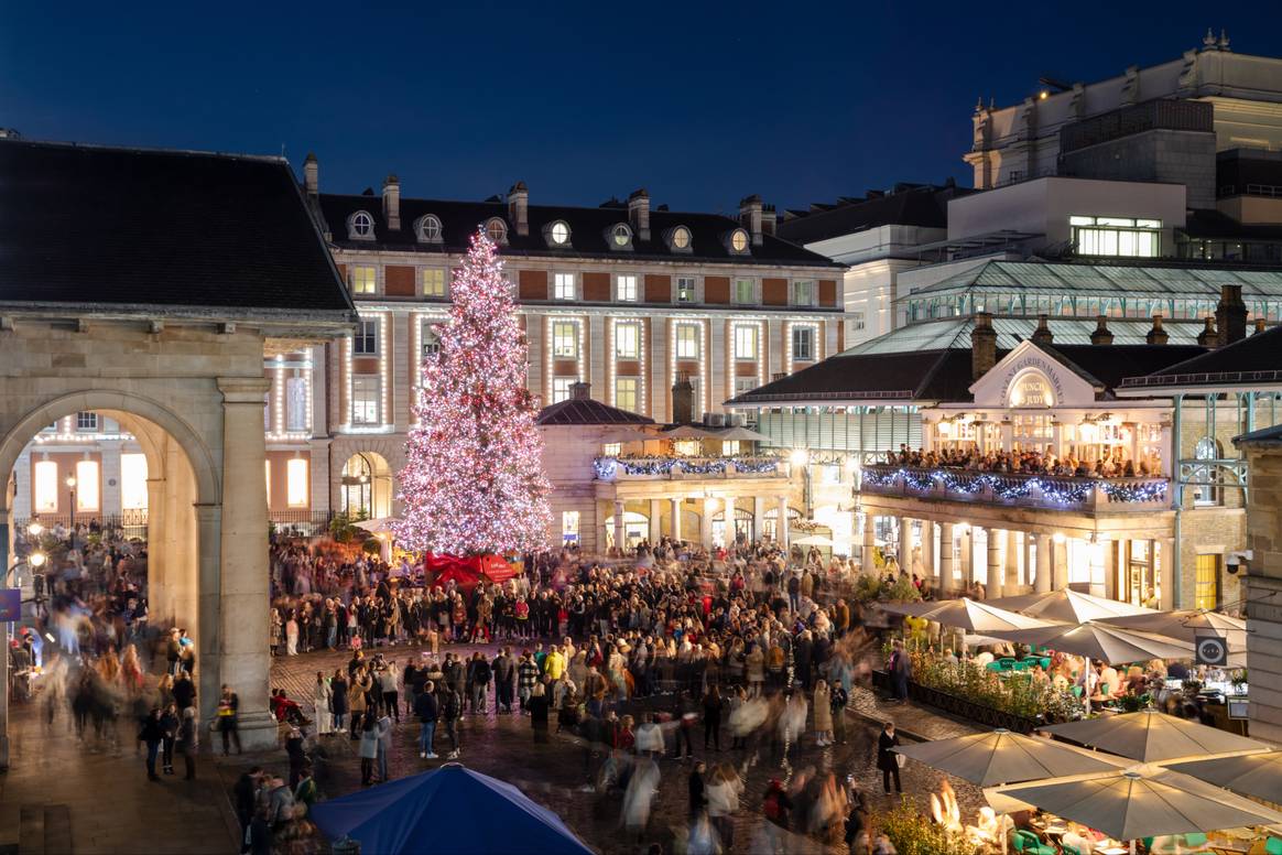 Image: Capco; Covent Garden Christmas celebrations.