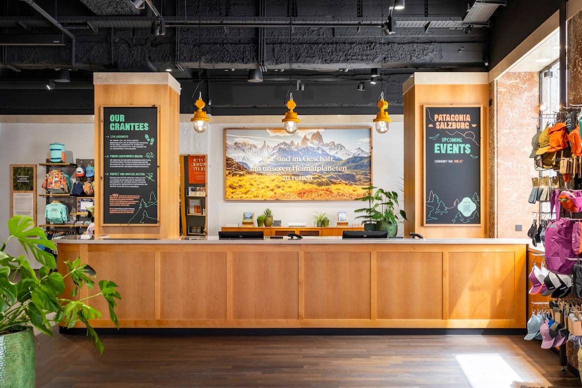View of the new Patagonia store in Salzburg Image: Margriet Hoekstra