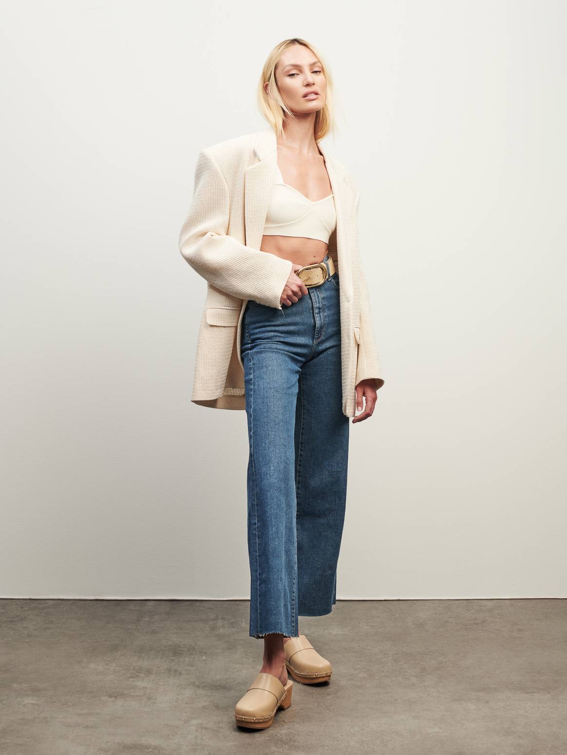 DL1961 and Candice Swanepoel, Hepburn denim, courtesy of the brand