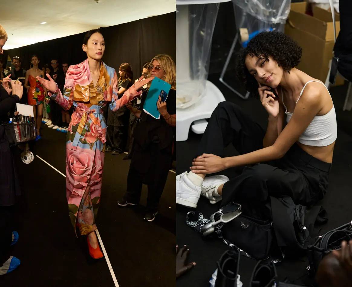 Balmain SS24, backstage