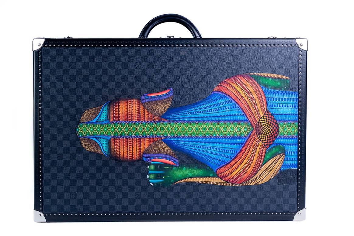 Louis Vuitton presenta los primeros baúles intervenidos con arte zapoteco