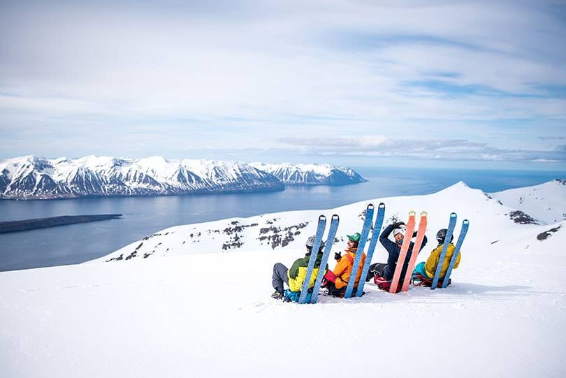 Hüttenschuhe aus Skifellresten