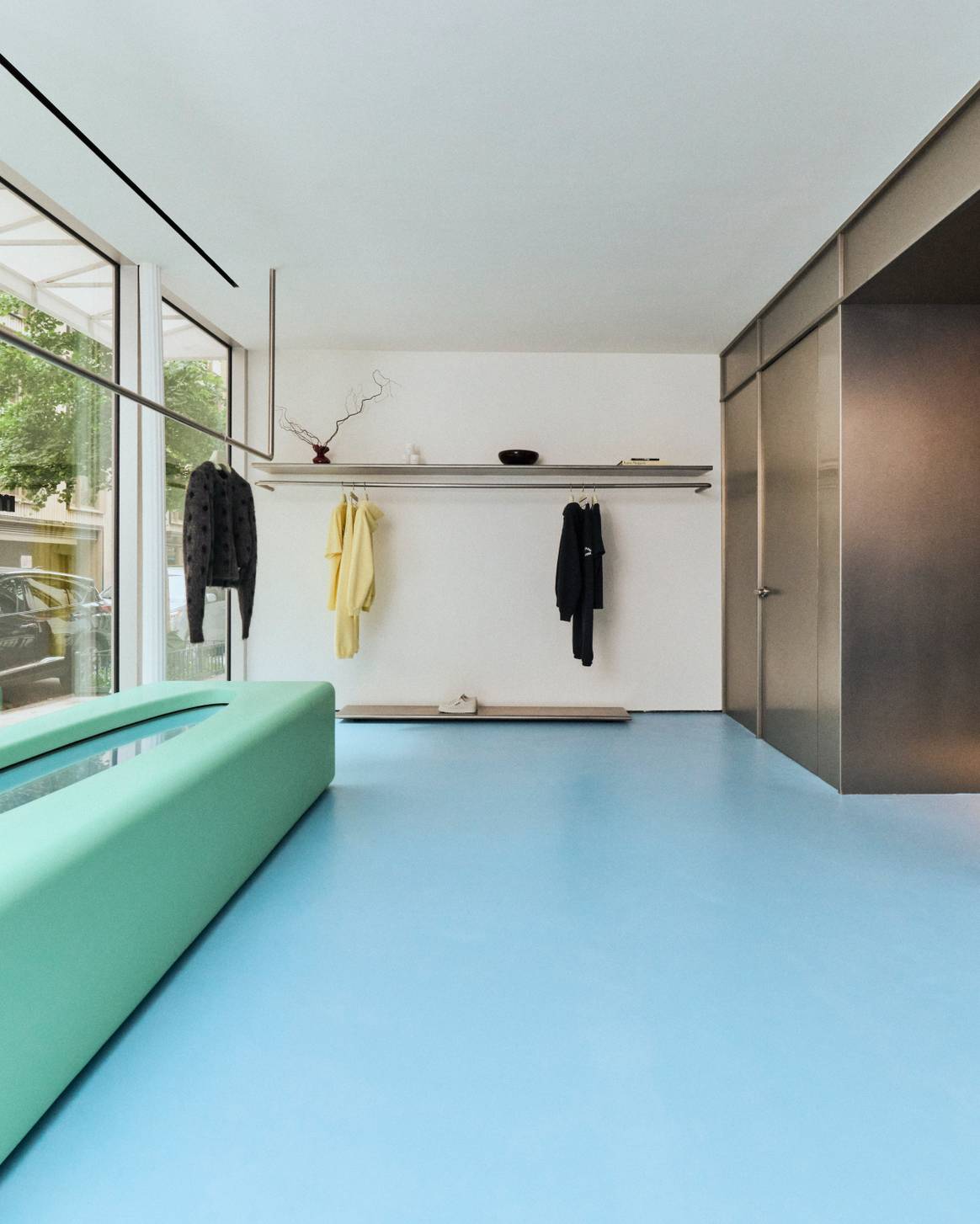 Interior of Madhappy flagship store in NYC