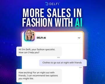 Company Profile header Delfi: Fashionable AI