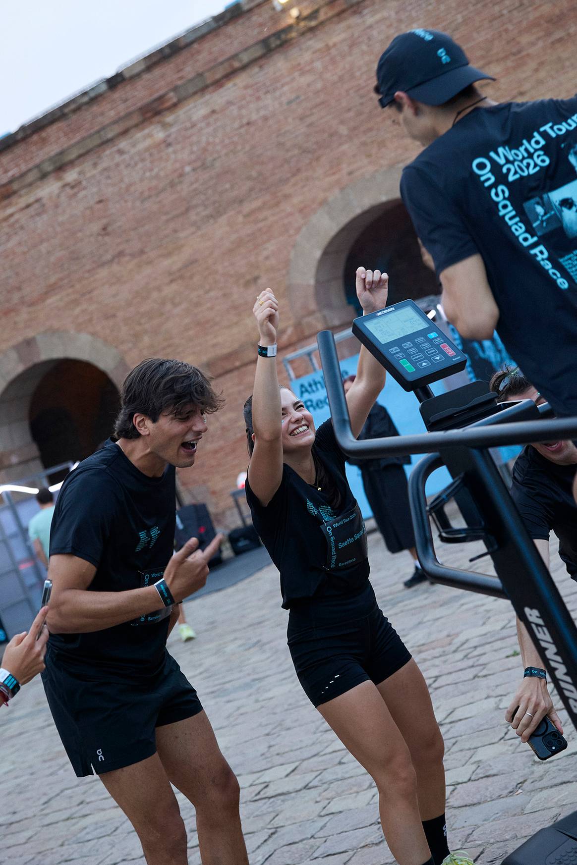 Final of the “On Squad Race” race between France, Italy and Spain, on May 29, 2026 at the castle of Montjuïc de Barcelona (España).
