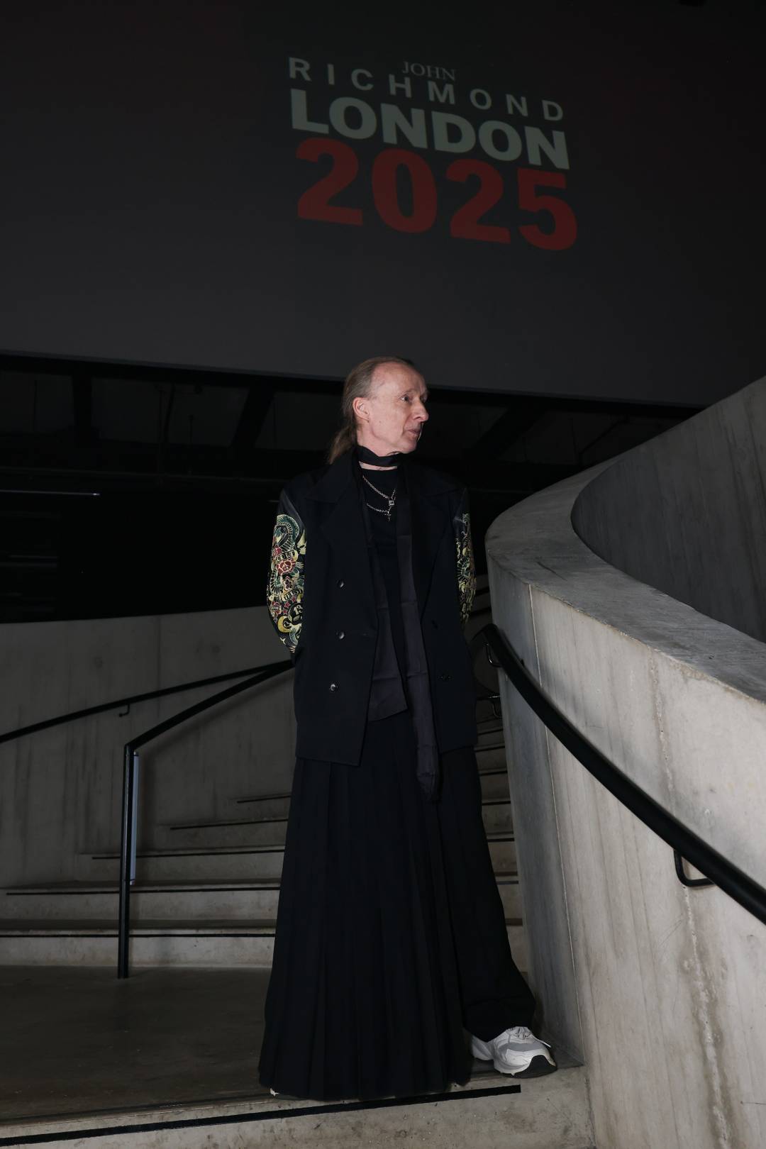 John Richmond at his London Fashion Week presentation